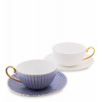  Чайный н-р на 2 перс. "Тоскана" гол/бел 